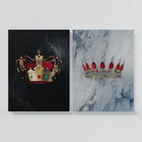 King & Queen Crown Marble Wall Art