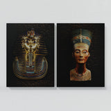 Pharaoh King Queen Wall Art