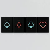 Poker Symbols Wall Art