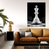 Chess Fallen Pieces Sense Canvas