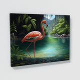 Flamingo Realistic Scene 11 Wall Art