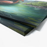 Flamingo Realistic Scene 11 Wall Art