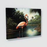 Flamingo Realistic Scene 8 Wall Art