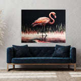 Flamingo Realistic Shallow 3 Wall Art