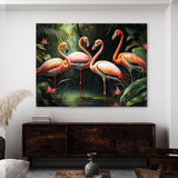 Flamingo Vibrant Lively Tropical 7 Wall Art