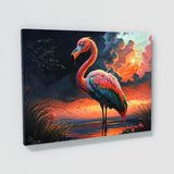 Flamingo Vibrant Tropical 16 Wall Art