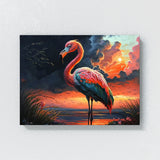 Flamingo Vibrant Tropical 16 Wall Art