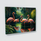 Flamingo Vibrant Tropical 2 Wall Art