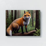 Fox Red Forest Realistic 2 Wall Art