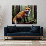 Fox Red Forest Realistic 2 Wall Art