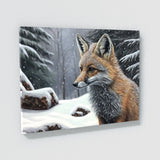 Fox Snowy Forest 4 Wall Art