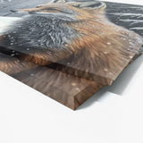 Fox Snowy Forest 4 Wall Art