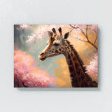 Giraffe Cherry Blossom 14 Wall Art