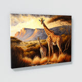 Giraffe Mother Baby 4 Wall Art