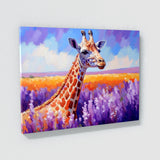 Giraffe Vibrant Lavender 12 Wall Art