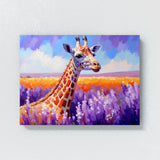 Giraffe Vibrant Lavender 12 Wall Art