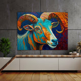Goat Abstract 16 Wall Art