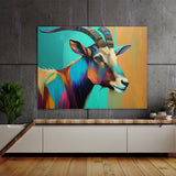 Goat Abstract 20 Wall Art