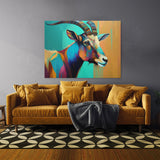 Goat Abstract 20 Wall Art