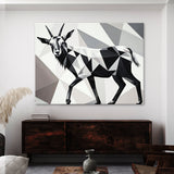 Goat Abstract 7 Wall Art