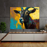 Goat Abstract Collage 11 Wall Art