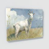 Goat Watercolor White Meadow 21 Wall Art