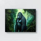 Gorilla Atmospheric Jungle 1 Wall Art