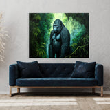 Gorilla Atmospheric Jungle 1 Wall Art