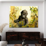 Gorilla Cute Baby 2 Wall Art