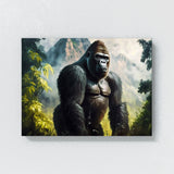Gorilla Realistic Forest 3 Wall Art