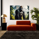 Gorilla Realistic Forest 3 Wall Art