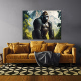 Gorilla Realistic Forest 3 Wall Art