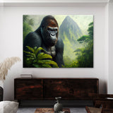 Gorilla Realistic Jungle 16 Wall Art