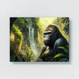 Gorilla Realistic Jungle 4 Wall Art