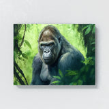 Gorilla Realistic Jungle 6 Wall Art