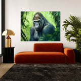 Gorilla Realistic Jungle 6 Wall Art