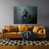 Gorilla Realistic Jungle 8 Wall Art