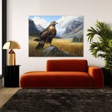 Hawk Realistic Meadow 11 Wall Art