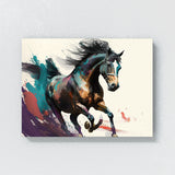 Horse Abstract Dynamic 32 Wall Art