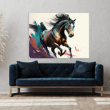 Horse Abstract Dynamic 32 Wall Art