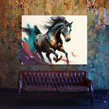 Horse Abstract Dynamic 32 Wall Art