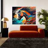 Horse Abstract Motion 40 Wall Art