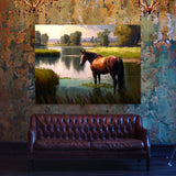 Horse Modern Artwork 39 Wall Art