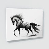 Horse Minimalistic Black 31 Wall Art
