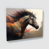 Horse Motion Brushstrokes 38 Wall Art