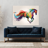 Horse Vibrant Artistic 27 Wall Art