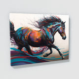 Horse Vibrant Motion 37 Wall Art
