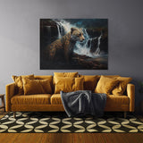 Leopard Atmospheric Scene 17 Wall Art