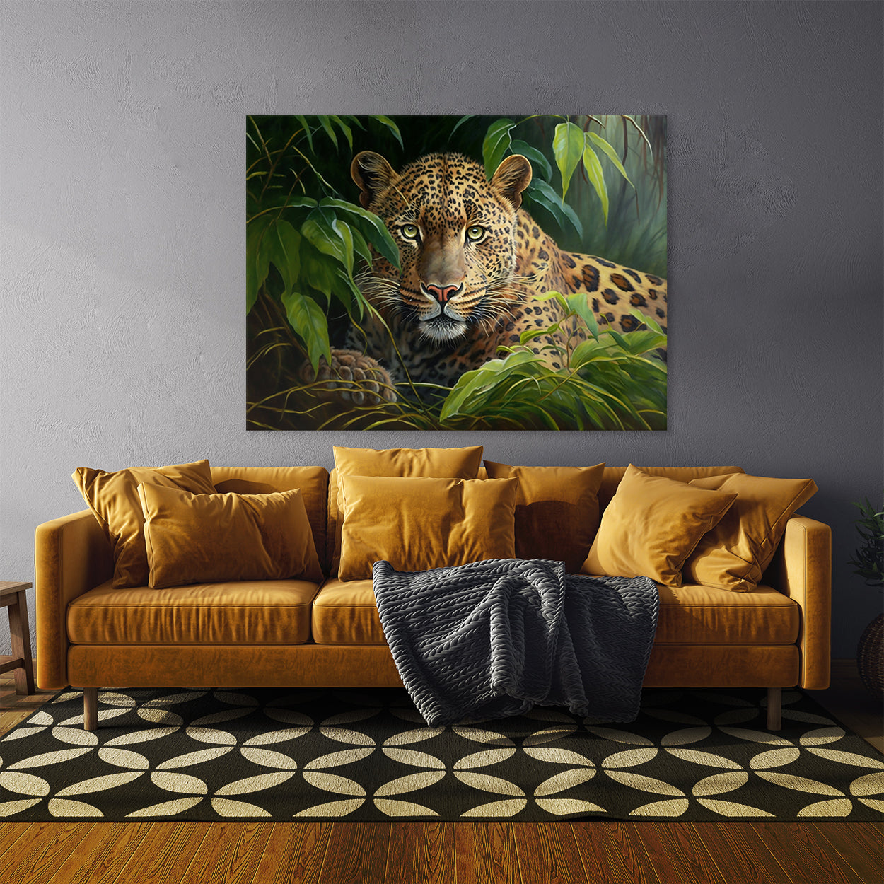 Leopard Realistic Jungle 37 Wall Art