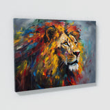 Lion Abstract Expressionism 113 Wall Art